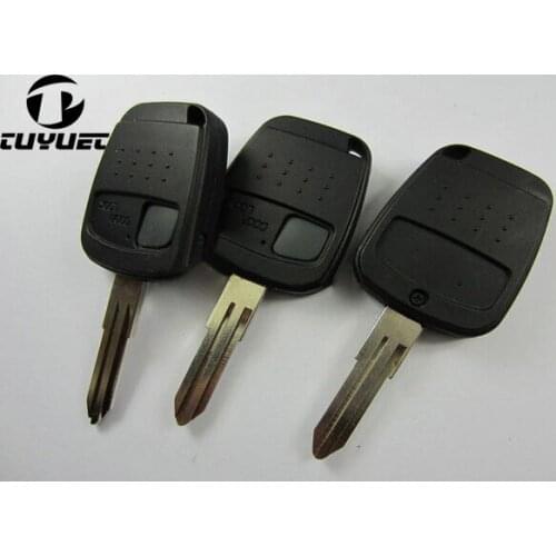 Replacement Side 1+1 Button Remote key shell for Nissan Bluebird Car Key Blanks