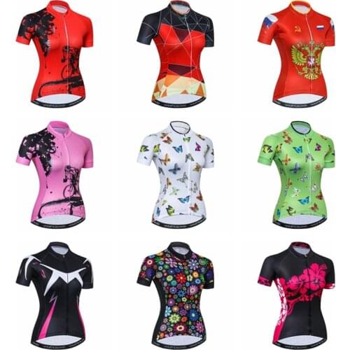 Weimostar Cycling Jersey Womens Bike Jerseys Ropa Maillot Ciclismo Youth MTB Bicycle Clothing Racing Short Sleeve Tops Shirt