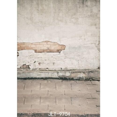 White Brick Wall And Walking Street Photography Backdrops Computer Printed Vinyl Photocall Background for Photo Studio