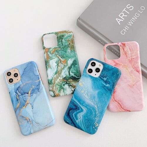 Hard PC Marbling Phone Case for IPhone 12 Mini Pro Max SE 2020 Case Luxury Cover for IPhone 11 7 8 Plus X XR XS Max Coque Funda