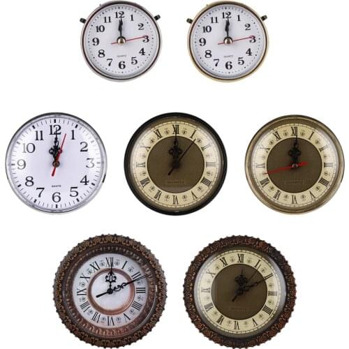 1PC Clock Quartz Mechanism Shellhard Roman Numeral Movement Insert Repair Replacement Classic Mute DIY Parts Tools & Accessories