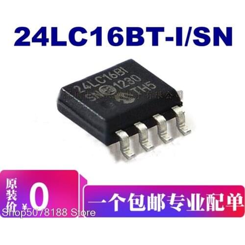 10pieces 24LC16BT-I/SN