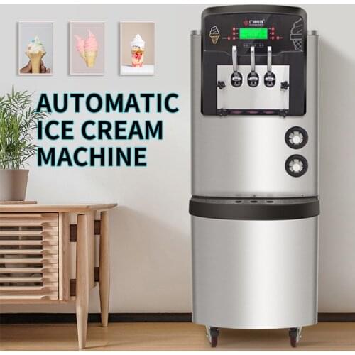 36-42L/H Ice cream machine commercial Automatic Commercial ice cream maker High puffing pre-cooling function 3300W