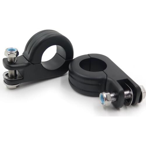 Aftermarket free shipping motorcycle parts 1 1/4" Engine Guard Crash Bar Mount Footpeg P Clamps for Kawasaki VULCAN TRIUMPH