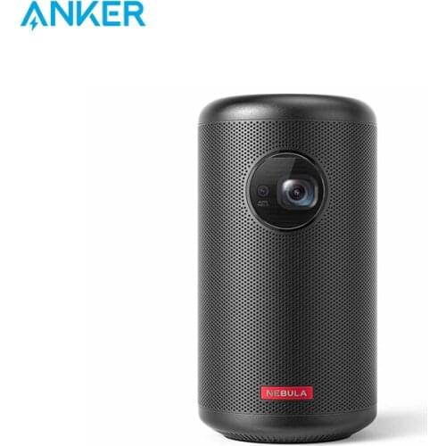 Nebula Capsule II Smart Mini Projector, by Anker, Palm-Sized 200 ANSI Lumen 720p HD Portable Projector Pocket Cinema with Wi-Fi