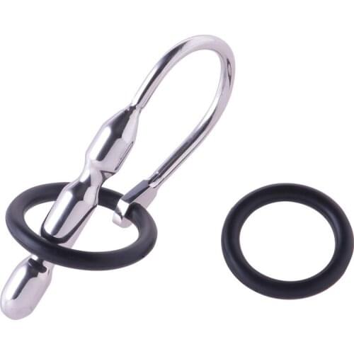 Stainless steel urethral beads sound beaded Prince Albert Wand penis plug insert sex toys