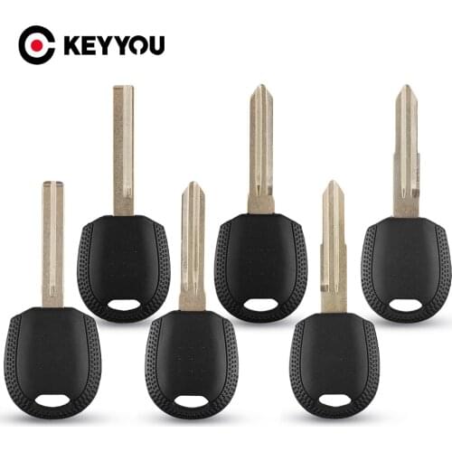 KEYYOU New Car Transponder blank Key Shell Case For Kia Rio Cerato Picanto Spectra Sportage Sorento Forte Uncut Blade