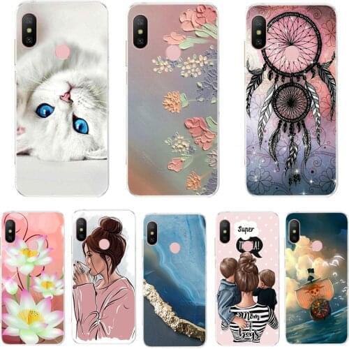 For Xiaomi redmi note 6 pro cartoon Case Redmi Note 6 pro Silicone Soft Phone Case redmi note 6 pro Back Cover Case Funda