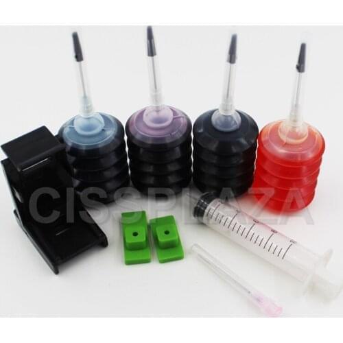 CISSPLAZA1set Ink Cartridge Clamp Absorption Clip +ink compatiblefor HP 129 135 Photosmart C4140 C4150 C4170 C4173 C4175 C4180