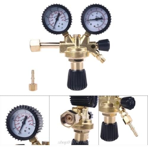 CO2 Argon Nitrogen Pressure Reducing Regulator Shockproof MAG / MIG Welding Pressure Reducer W21.8 Thread A07 21 Dropshipping