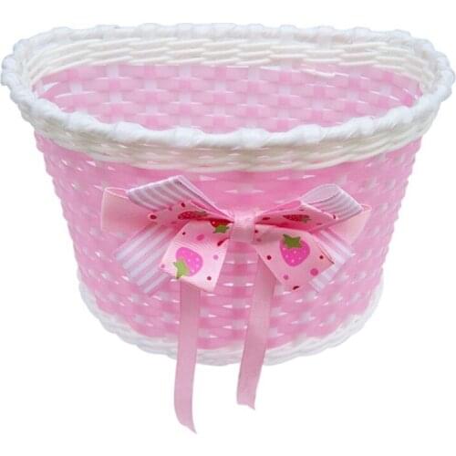 Children Bicycle Basket mit Bow On Belly Pink #8
