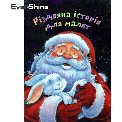 EverShine Diamond Painting Santa Claus Picture of Rhinestones Diamond Embroidery Cartoon Cross stitch Mosaic Art Kits Home Decor