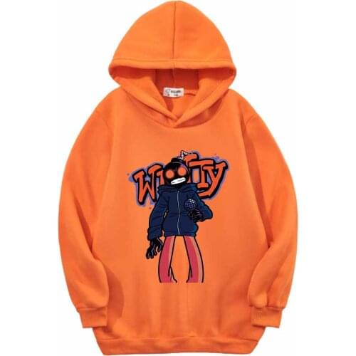 2 to 12 years old boys and girls in the spring and autumn day wear cotton long sleeve shirt Friday night funkin printing