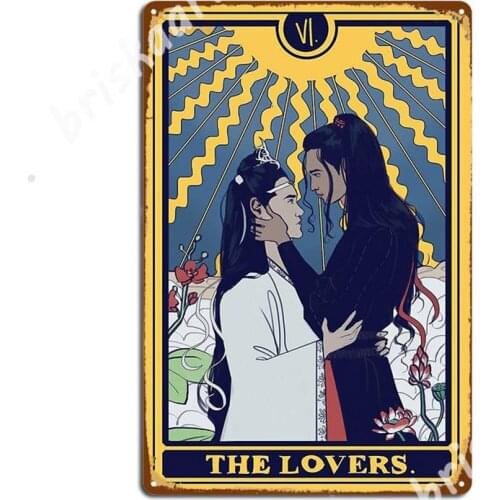 The Lovers Metal Signs Wall Plaque Wall pub Designing Club Bar Tin sign Posters