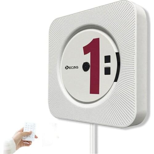Wall-mounted CD Player Home Surround Sound Repeater CD Player Wireless Bluetooth FM Radio Portable CD Player with Remote Control