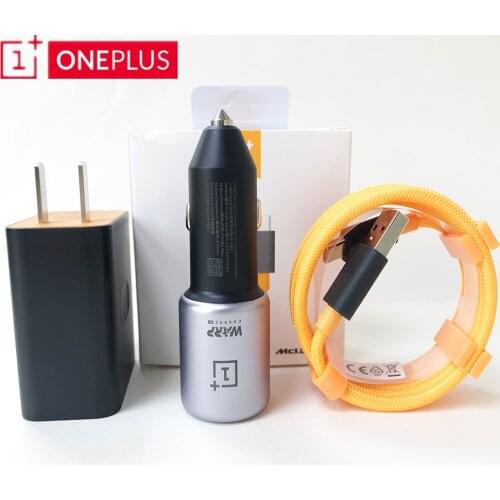 Original Oneplus charger 7T pro 30W Mclaren Warp Car charger USB Dash power Adapter Type c cable For oneplus8 7T 7 Pro 7 6 6T 5T