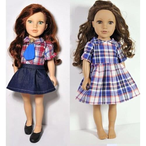 Variety of Princess yarn dress Clothes for dolls fits 45cm American doll and new born doll accessories
