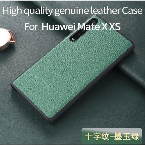Genuine Leather Luxury Protective Case Bag for Huawei MateX Case for Huawei Mate X XS Case Pouch huawei mate X mate Xs phone bag
