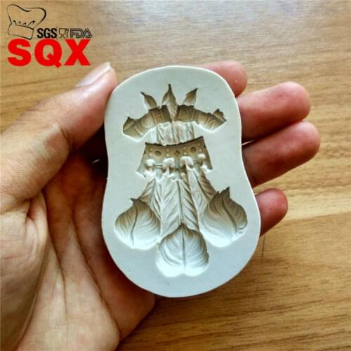 New listing feathers Food Grade Silicone Mold Cake Mold Silicone Baking Tools Kitchen Accessories Decorations Fondant SQ16112