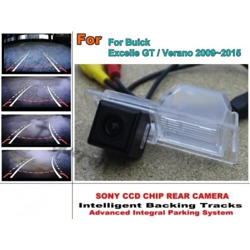 Smart Tracks Chip Camera / HD CCD Intelligent Dynamic Parking Car Rear View Camera For Buick Excelle GT / Verano 2009~2015