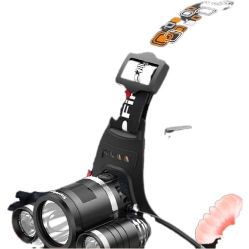 HL33 light bright headlights led rechargeable lithium 18650 Small lightweight head-mounted night fishing lights