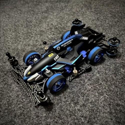 Tamiya Genuine Mini 4WD Racing Car Shooting Proud Star 18641 with Modified MA Chassis Upgrade Parts Kit Boy Gift