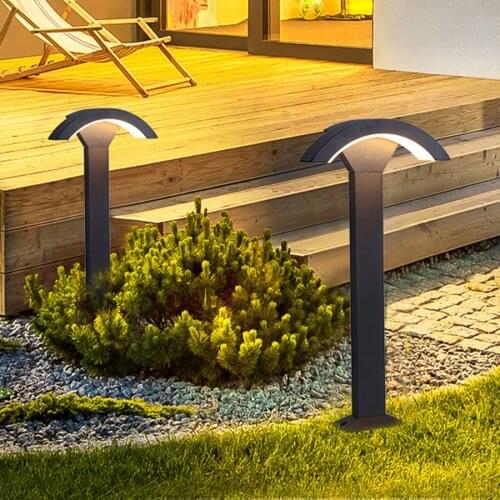 Thrisdar 60CM Outdoor Waterproof Garden Bollards Light Courtyard Villa Pillar Lawn Light Holiday Villa Pathway Light