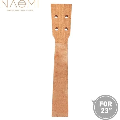 NAOMI Concert Ukulele Neck Mahogany Body Sapele Head Veneer For 23 Inch Ukelele Uke Hawaii Guitar Parts Ukulele Luthier DIY