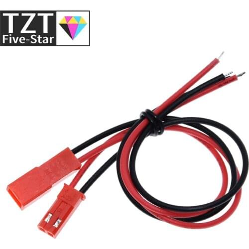 TZT 10Pairs JST Connector Plug Cable Male+Female for RC Battery