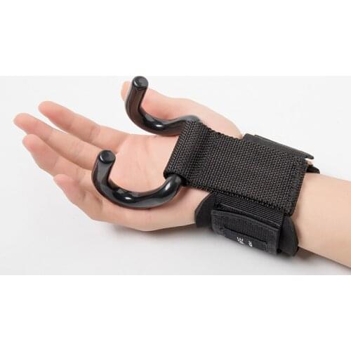 2PCS/Lot Weight Lifting Hook Hand Bar Wrist Straps Strength Training Gym Fitness Support Power Pull-up Assist Horizontal Bar