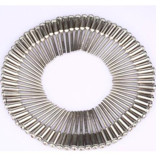 50pcs 2.35mm Cut-off Wheel Screw Mandrels Shank Dia Cutting Disc Holder for Compatible Rotary Tools