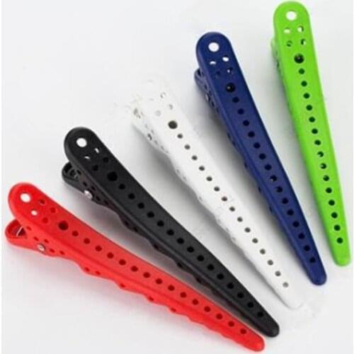 6Pcs Alligator Hair Clips Pro Salon Hairdressing Clamps Clips Plastic Hair Sectioning Clip Crocodile Hairpin Styling Accessories