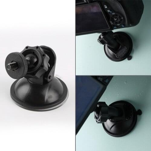 Car Suction Mount Tripod Windshield Suction Cup Mount Driving Recorder Bracket Car Digital Video Recorder Mount