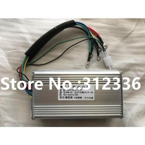 Free Shipping 48~72V Controller 9 mofset Gasoline Engine Electric tricycle four wheel car charging power generation