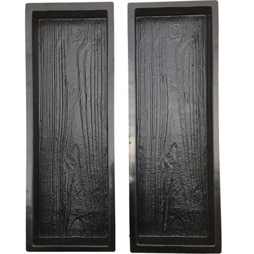 Imitation Wood Grain DIY Path Maker Paving Mold Stepping Pavement Brick Mold