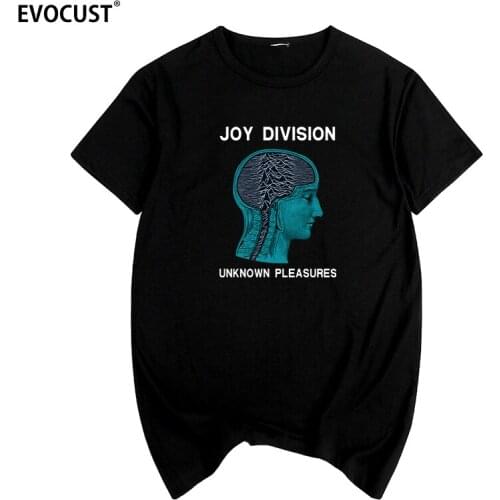 Joy Division Unknown Pleasure Fashion Graphic Punk Funny Streetwear Hip hop T-shirt Cotton Men T shirt New TEE TSHIRT Womens