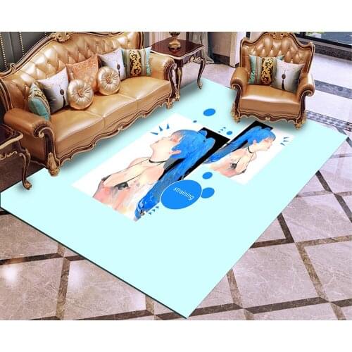 Glamour Woman Rug 3D Print Carpet Outdoor Rug Sexy Girl Floor Mat Bedroom Rug Living Room Floor Carpet Home Textile Carpets