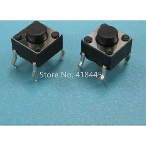 1000PCS/LOT TS667FDRH push button switch Tact Switch 6x6x7 DIP RoHS High Quality 260gf