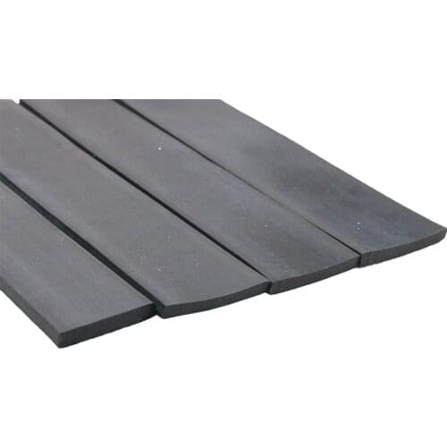 Silicone Foam Sealing Strip Bar High Temperature Heat Insulation Gasket Rubber Pad 2mm - 12.5mm Black