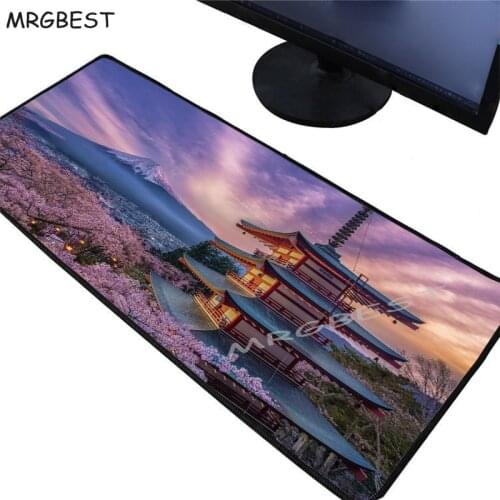 MRGBEST CSGO Dota Keyboard Pad Large Cherry Blossom Snow Mountain Non-slip Rubber Game Player Republic Gaming Mouse Lockedge