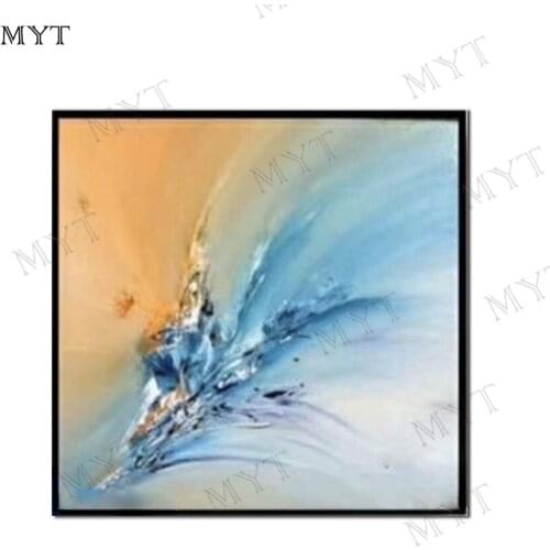 MYT Hand-painted Abstract Landscape Oil Paintings on Canvas Large Abstract Wall Painting Modern Home Decor Arts Pictures