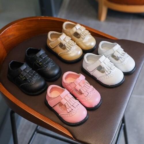 Toddler Shoes Girl Soft Comfortable Leather Baby First Walkers Non-slip Genuine Leather Infant Casual Shoe SOH015