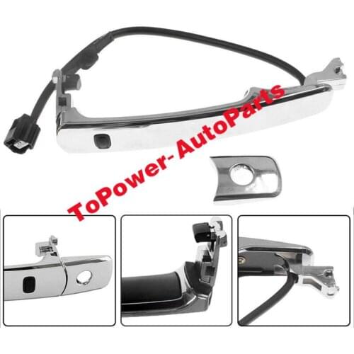 OEM 80640-CZ31B 80645-CA000 Exterior Outside Door Handle Chrome Front Left Drive Side for 2010-2013 Nissann Rogue 80640-CZ31