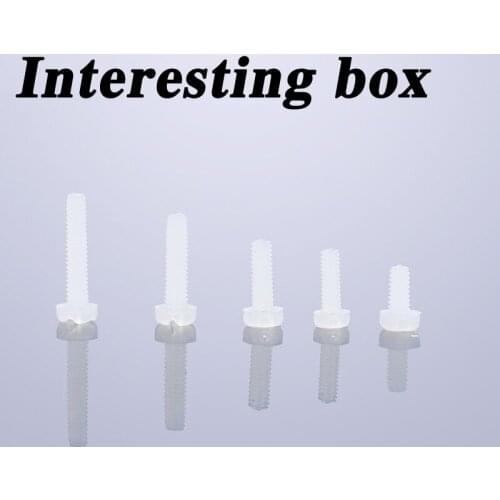 Plastic nylon plastic screw white round head cross screw bolt M2*4*5*6*8*10 50 only