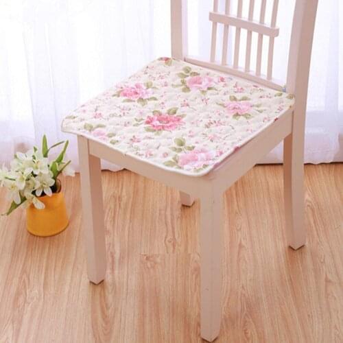 Four Seasons General Linen Chair Cushion Europe Seat Cushion 4 Colors Home Decor Skin-friendly Office Chair Study Chair Seat Pat