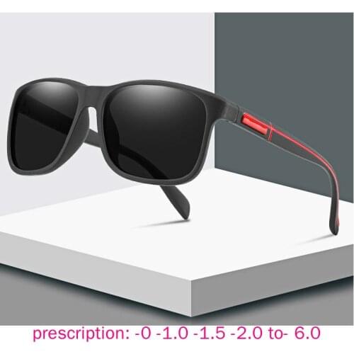 Retro Square Myopia Sunglasses Men Vintage Reading Eyeglasses UV Driving Prescription Male Driving Goggles Fashion Diopter NX