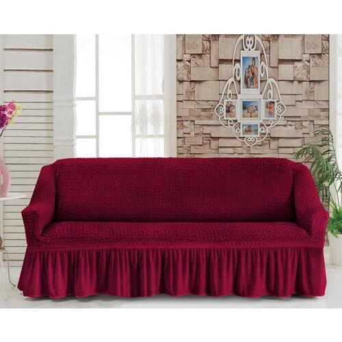 Modern High Quality Euro Elastic Sofa Cover Jacquard Skirt plaid Slipcover for Living Room Armchair Couch Sofa Covers 1-4 Seater