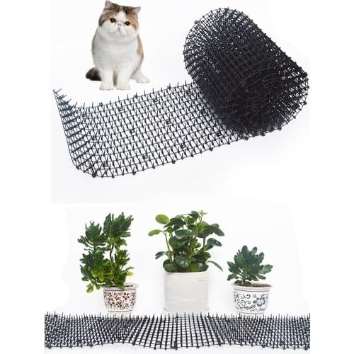 Garden Protective Cat Net Plastic Thorn Cat Containment No Hurt To Pets Gardening Anti Cat Pet Durable Protection Net 2M*30cm