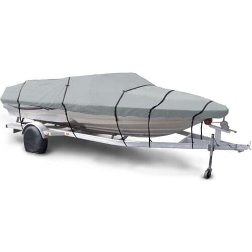 17-19ft Trailerable Boat Cover Waterproof UV Protect Fishing Ski Boat Cover