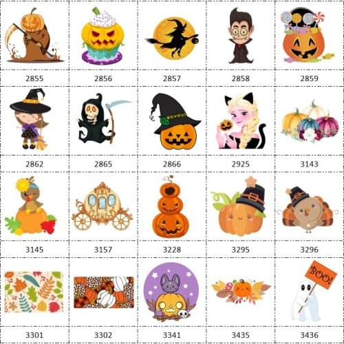 30 Pcs Planar Resin Flatback New Arrival Halloween Cartoon Resin for Crafts Jewelry Making Birthday Girl DIY Accessories